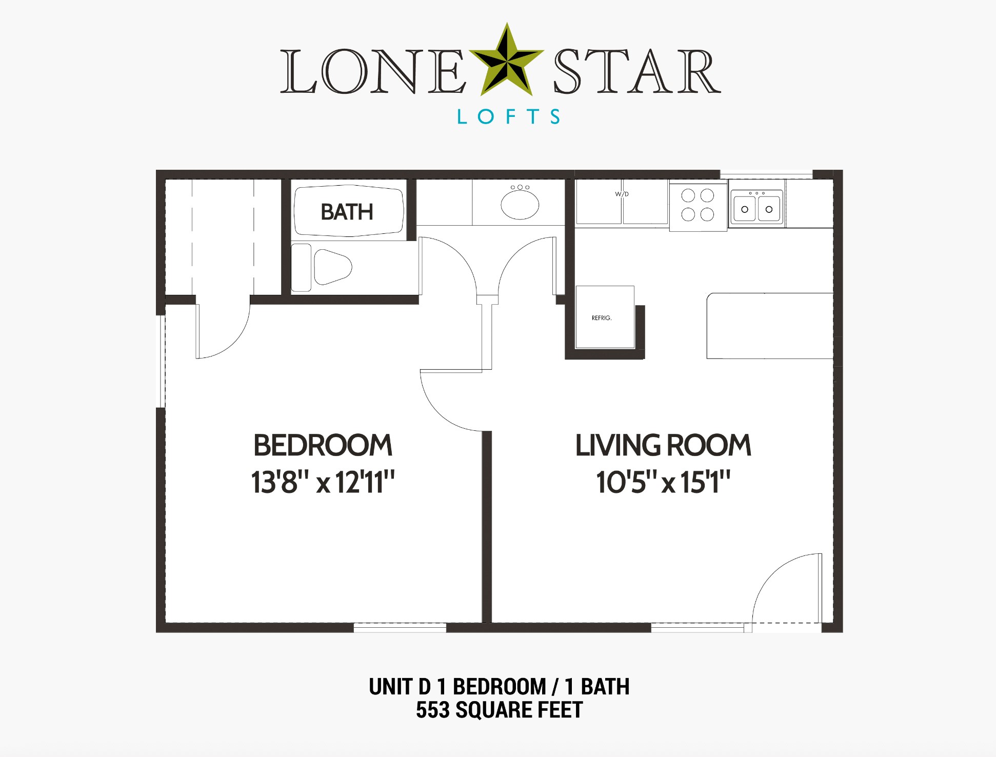 2408 Leon Street, Unit 211 Austin, TX 78705 - Photo 6 of 6 Spacious floorpan with walk-in closet.