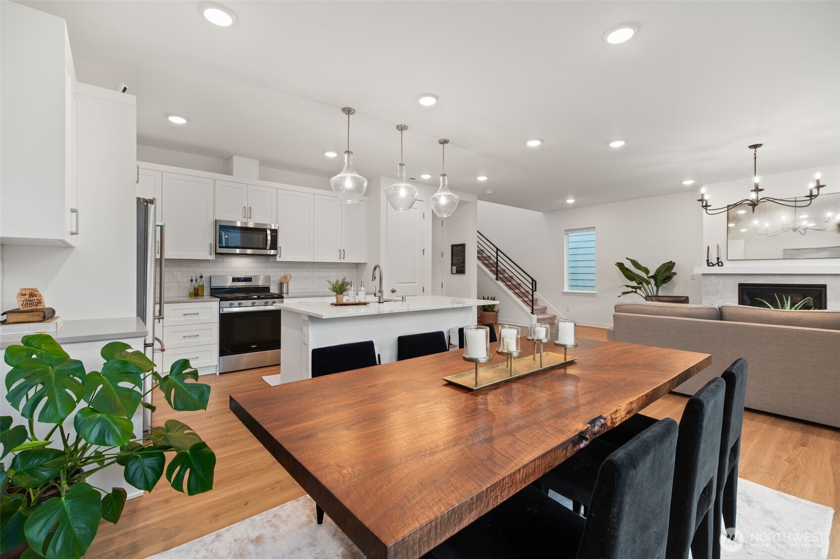 20709 137th Street Southeast Monroe, WA 98272 - Photo 20 of 40 a kitchen with a table and chairs in it