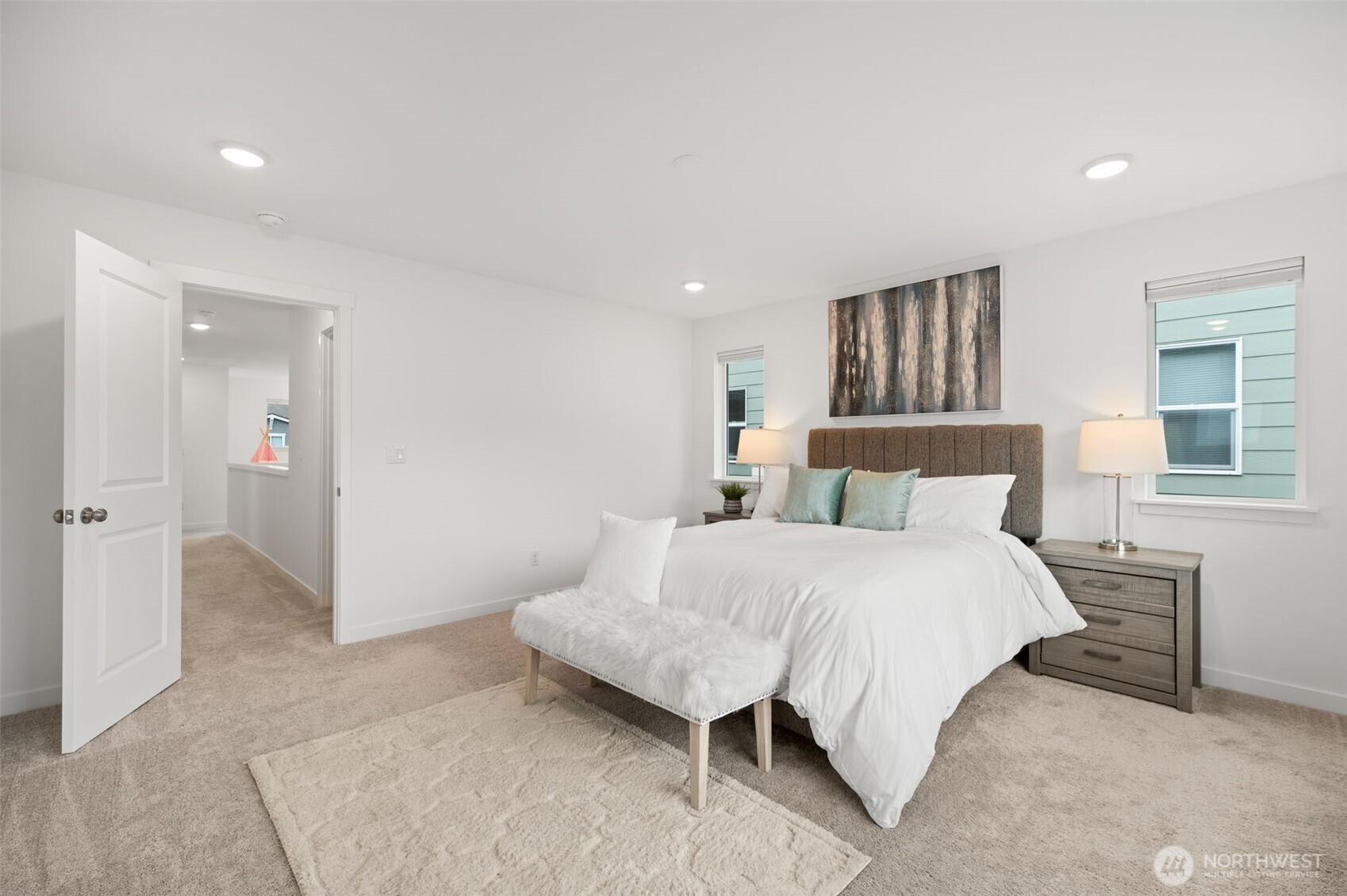 20709 137th Street Southeast Monroe, WA 98272 - Photo 25 of 40 a bedroom with a bed and a window