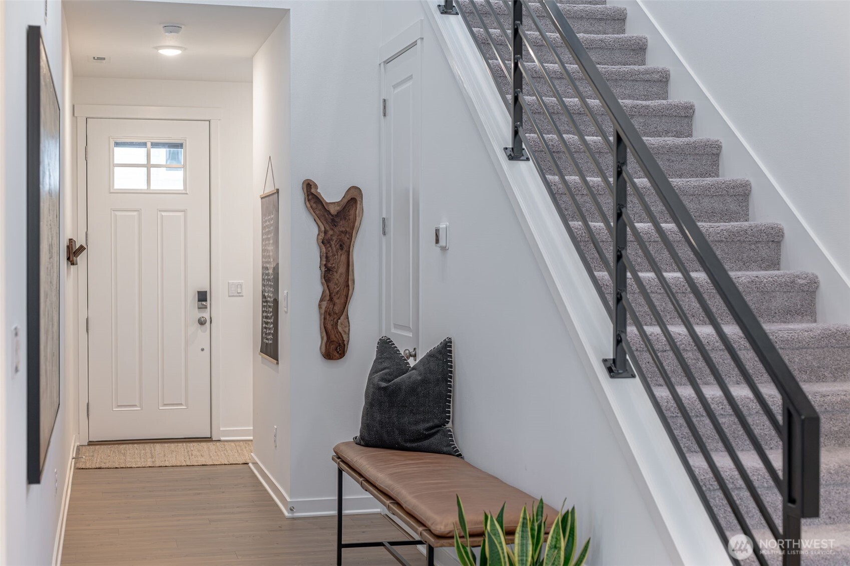 20709 137th Street Southeast Monroe, WA 98272 - Photo 3 of 40 a view of staircase with white walls and stairs