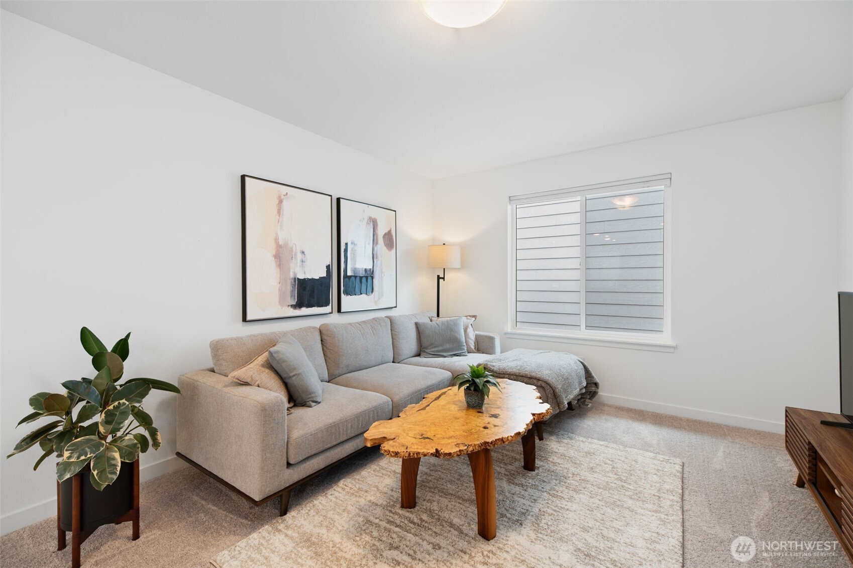 20709 137th Street Southeast Monroe, WA 98272 - Photo 32 of 40 a living room with furniture and a potted plant