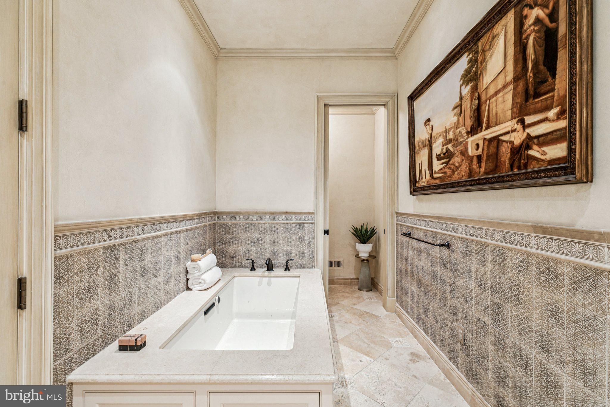 421 Chestnut Street, Unit 401 Philadelphia, PA 19106 - Photo 20 of 36 a bathroom with a bathtub and shower