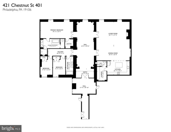 $1,650,000 | 421 Chestnut Street, Unit 401, Philadelphia, PA 19106