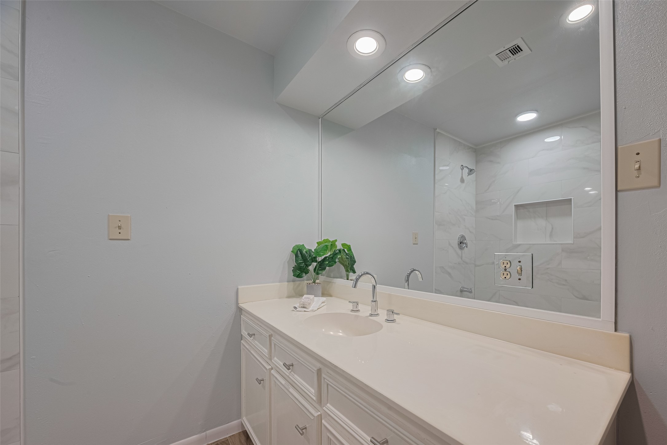 15600 Barkers Landing Road, Unit 20 Houston, TX 77079 - Photo 46 of 49 This is the large vanity of the 3rd bathroom with great storage and countertop space.
