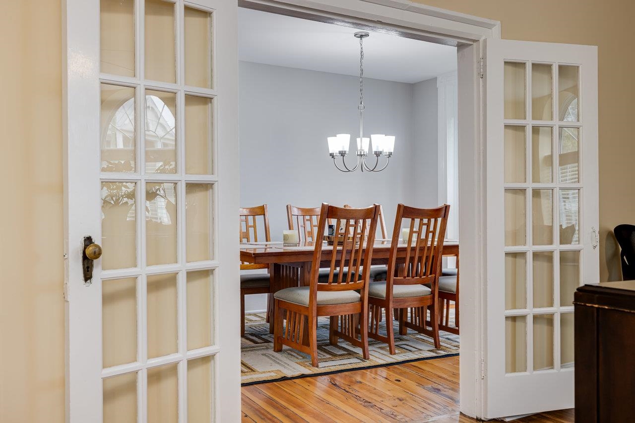 155 Main Street Dayton, VA 22821 - Photo 21 of 75 a view of a dining room with furniture and chandelier