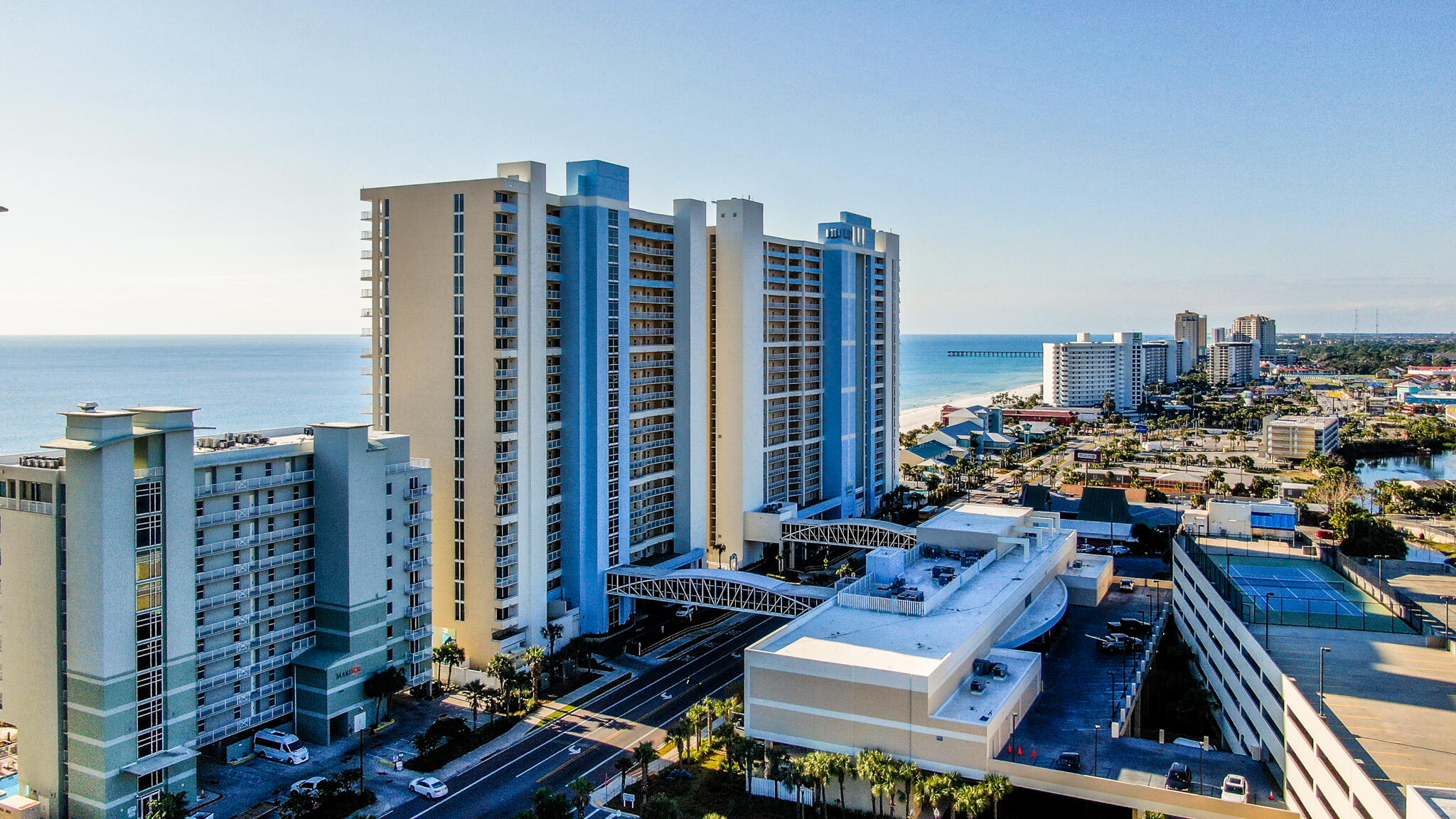 10811 Front Beach Road, Unit 1405 Panama City Beach, FL 32408 - Photo 66 of 76 a city view with tall buildings