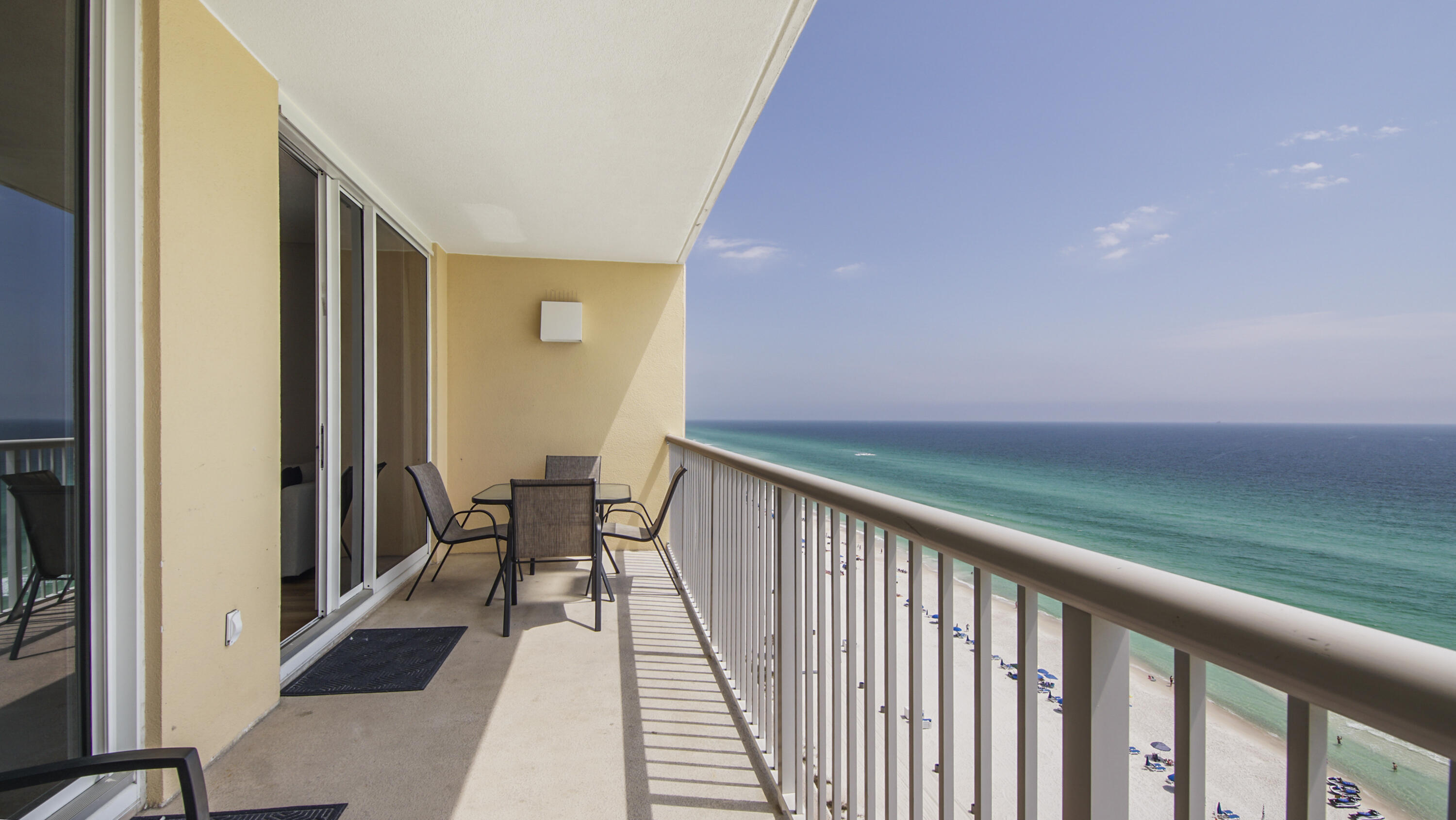 10811 Front Beach Road, Unit 1405 Panama City Beach, FL 32408 - Photo 10 of 76 a view of balcony with couch