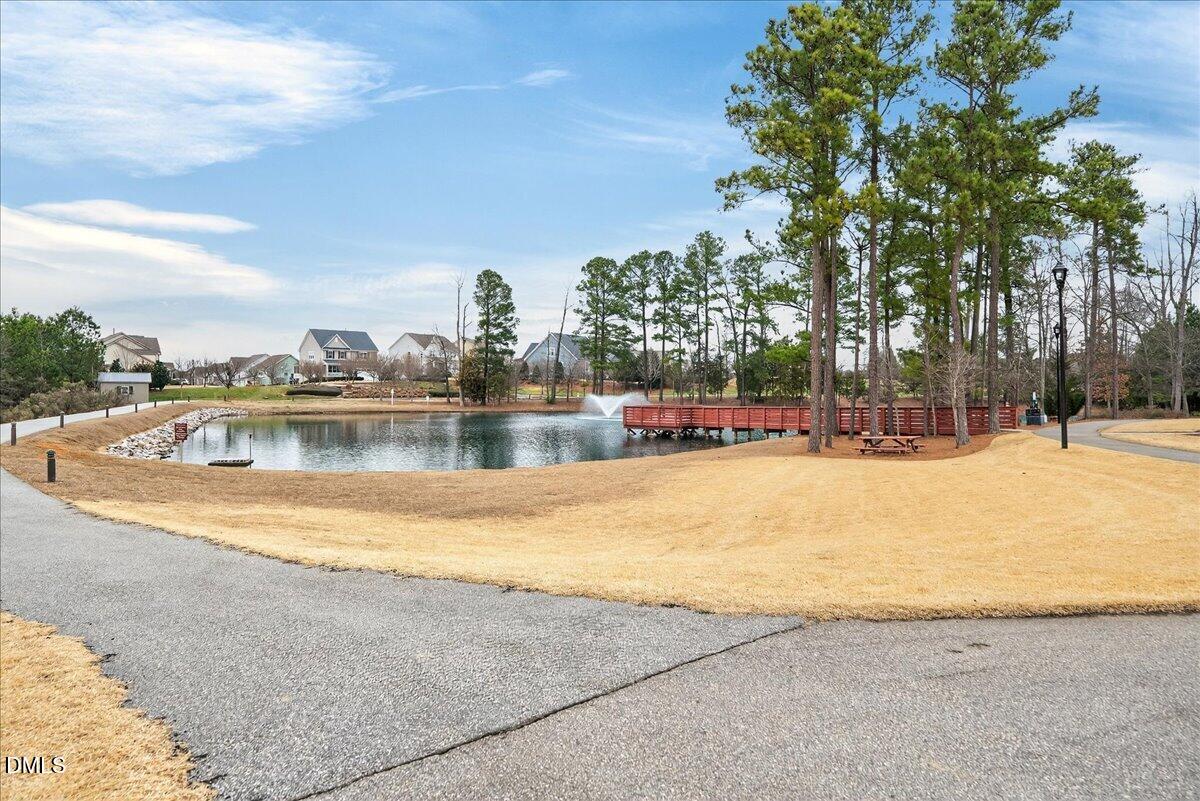 251 Daniel Ridge Road Wendell, NC 27591 - Photo 45 of 73 a view of swimming pool with outdoor seating and trees in the background