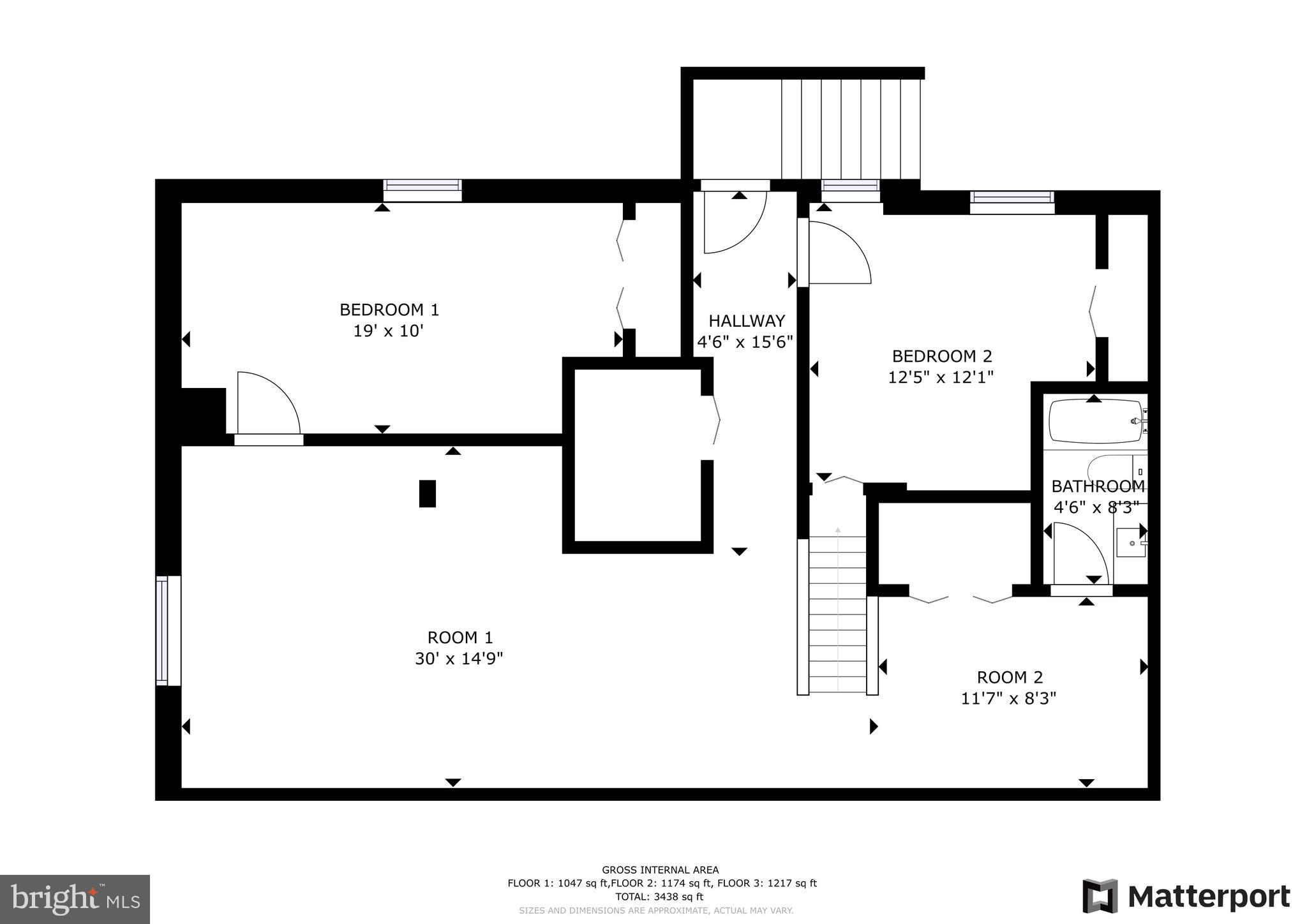 12261 Angel Wing Court Reston, VA 20191 - Photo 27 of 36 Floor Plan - Upper Level