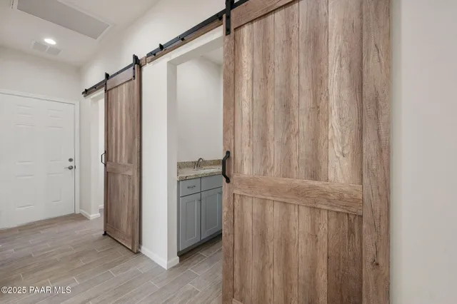 a view of a walk in closet