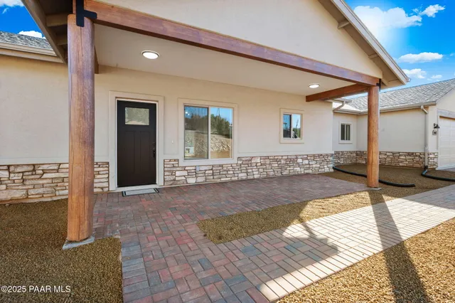 a view of a hall way