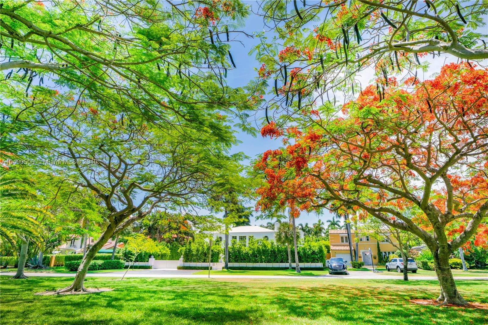 6332 Alton Road Miami Beach, FL 33141 - Photo 88 of 91 a big yard with lots of green space and trees