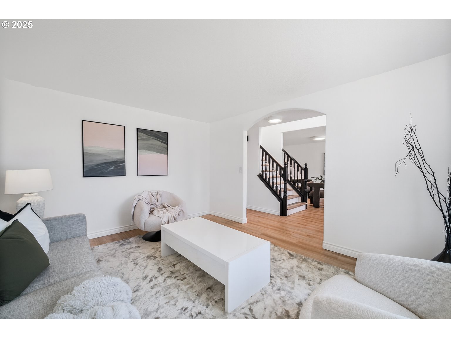 2952 Northwest Ogden Street Camas, WA 98607 - Photo 8 of 31 a living room with furniture and a wooden floor