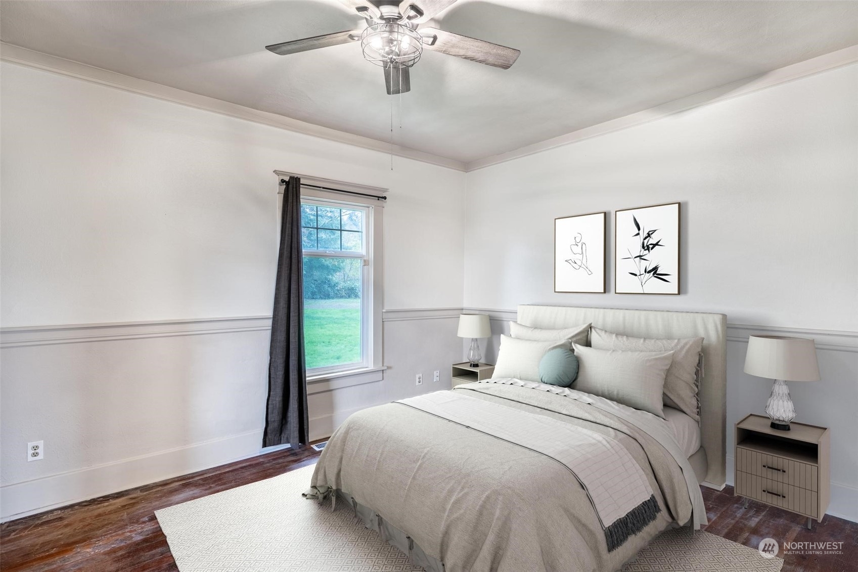 1049 Rush Road Chehalis, WA 98532 - Photo 20 of 40 a bedroom with a bed and a window