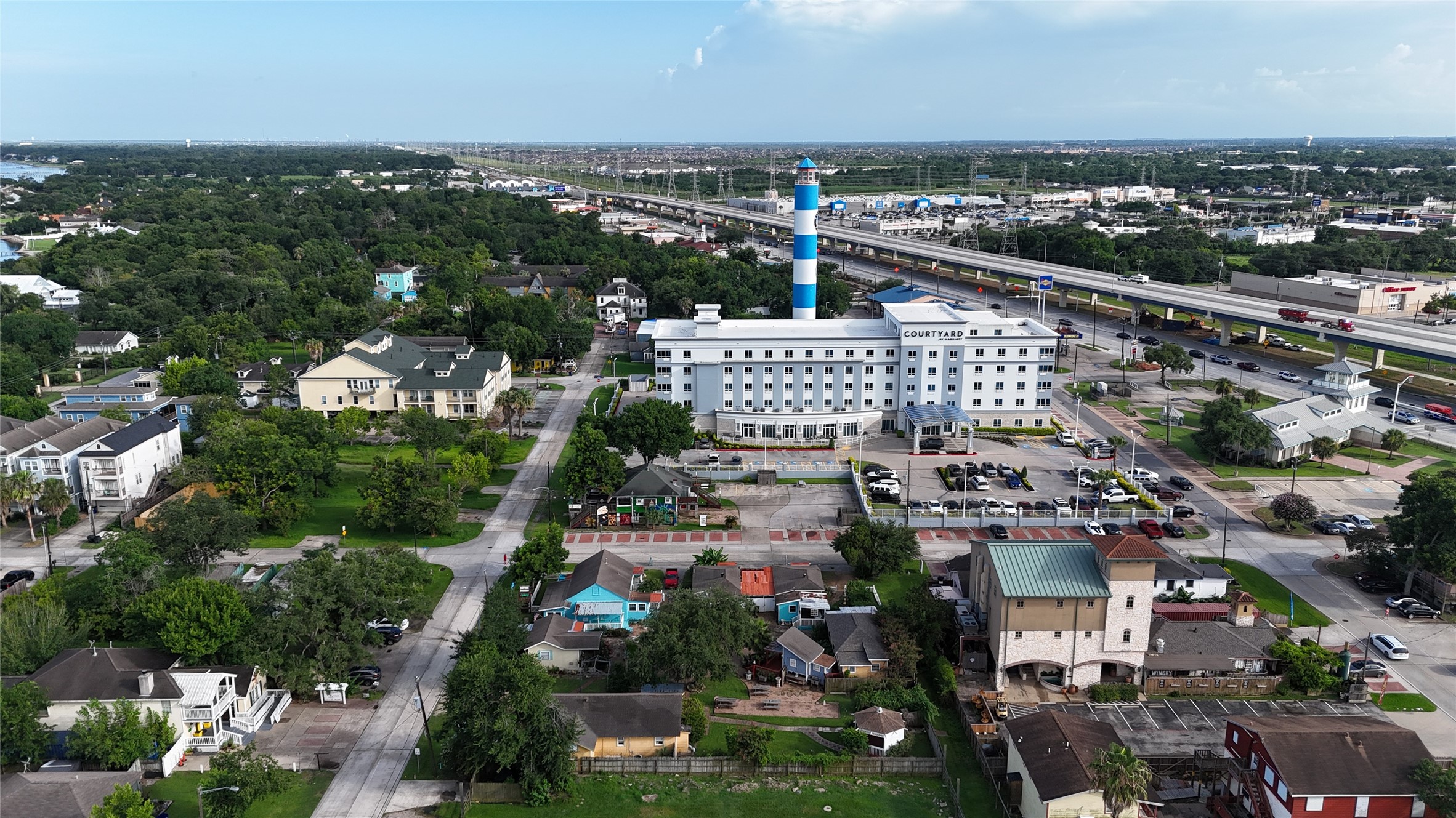 507 8th Street Kemah, TX 77565 - Photo 33 of 50 an aerial view of city