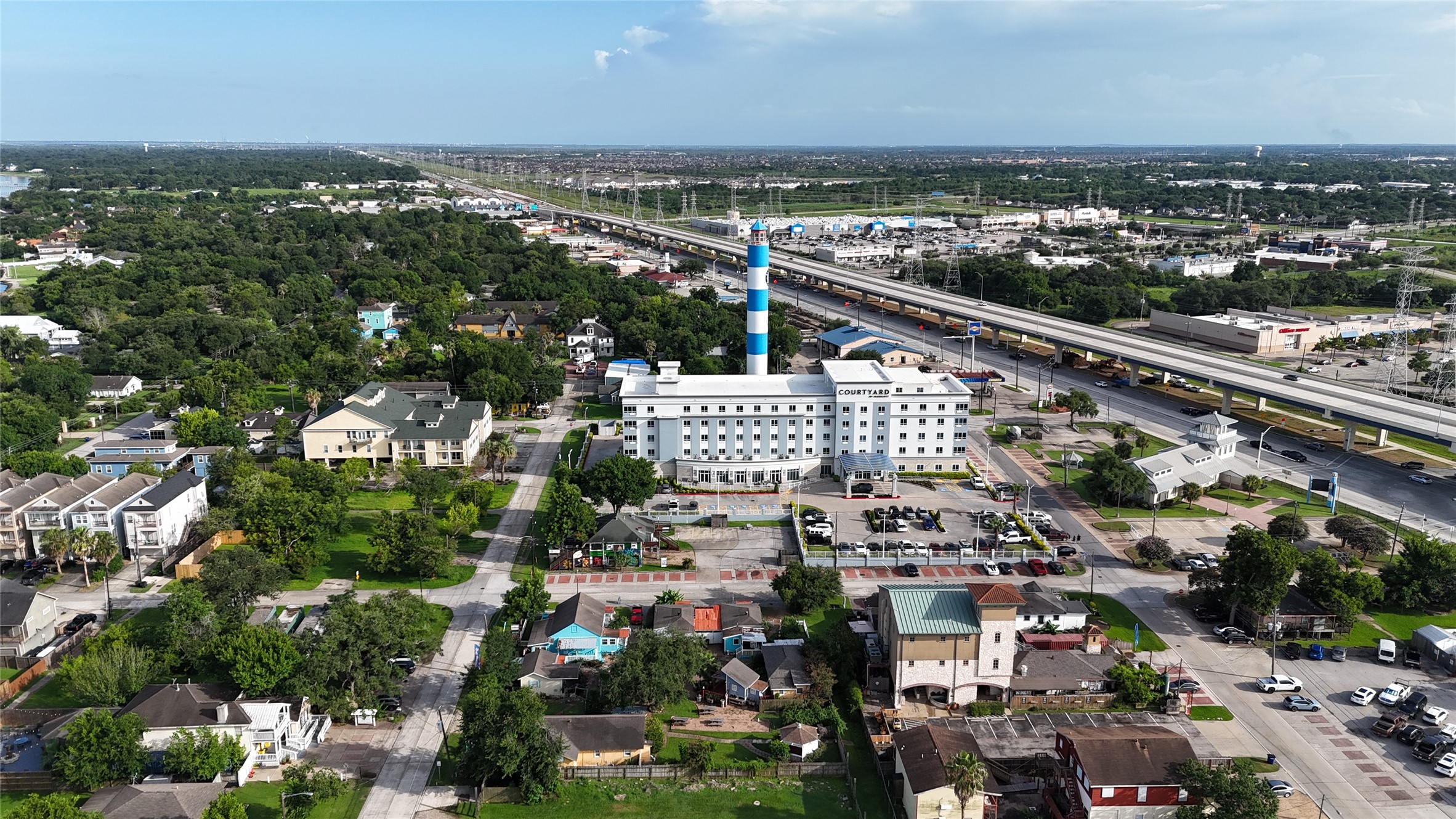 507 8th Street Kemah, TX 77565 - Photo 41 of 50 an aerial view of city