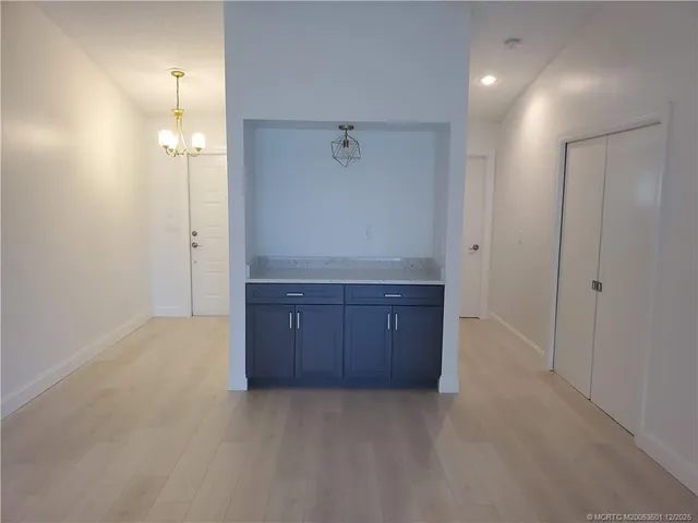 a view of an empty room