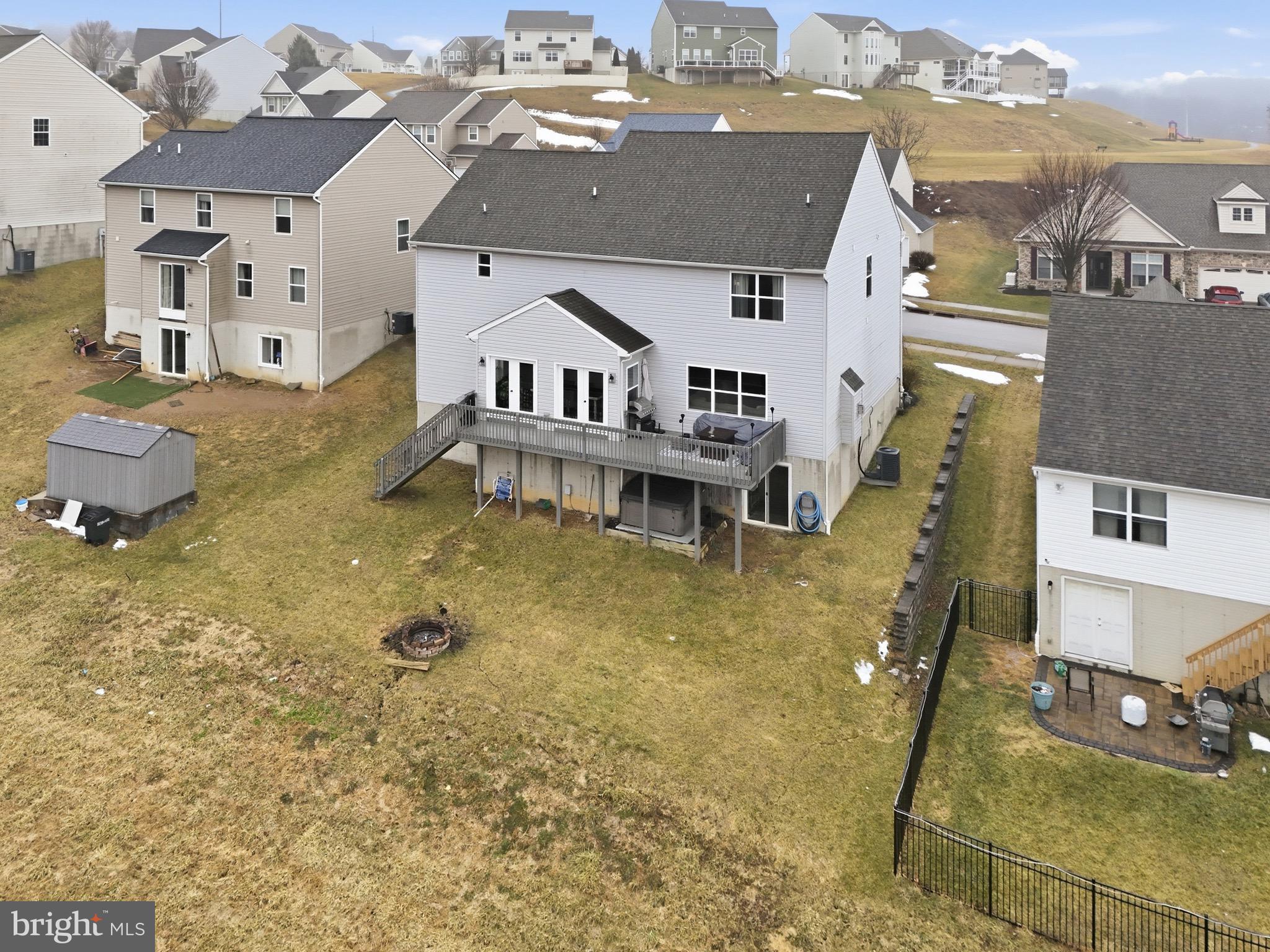 215 Azalea Drive Windsor, PA 17366 - Photo 62 of 68 an aerial view of a house with swimming pool