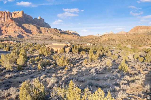 3008 Navajo Way Springdale, UT 84767 - Photo 11 of 16 View of mountain backdrop featuring a desert landscape