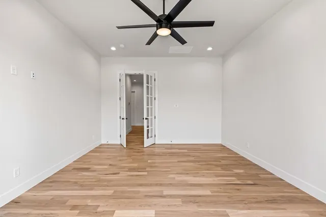 a view of an empty room