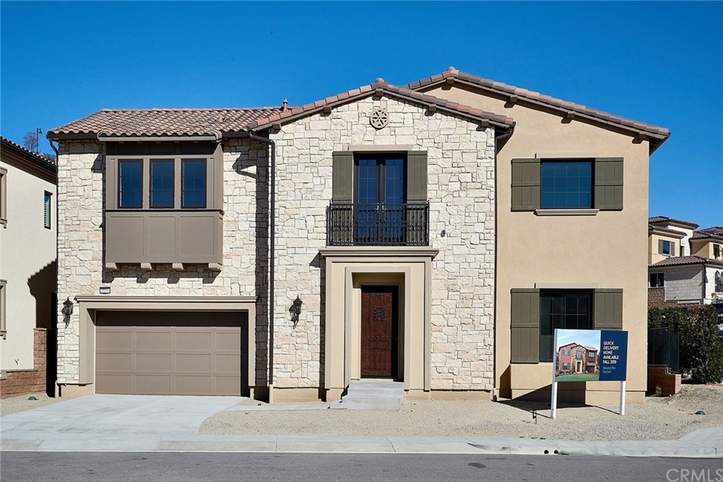 20155 West Cromwell Way Porter Ranch, CA 91326 - Photo 1 of 1 Front Elevation: Westcliffe Tuscan. Home is still under construction.