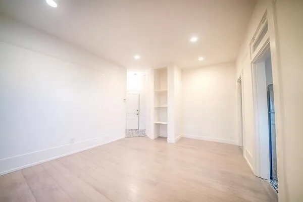 a view of an empty room