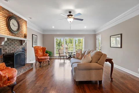 a bedroom with a bed and lamp