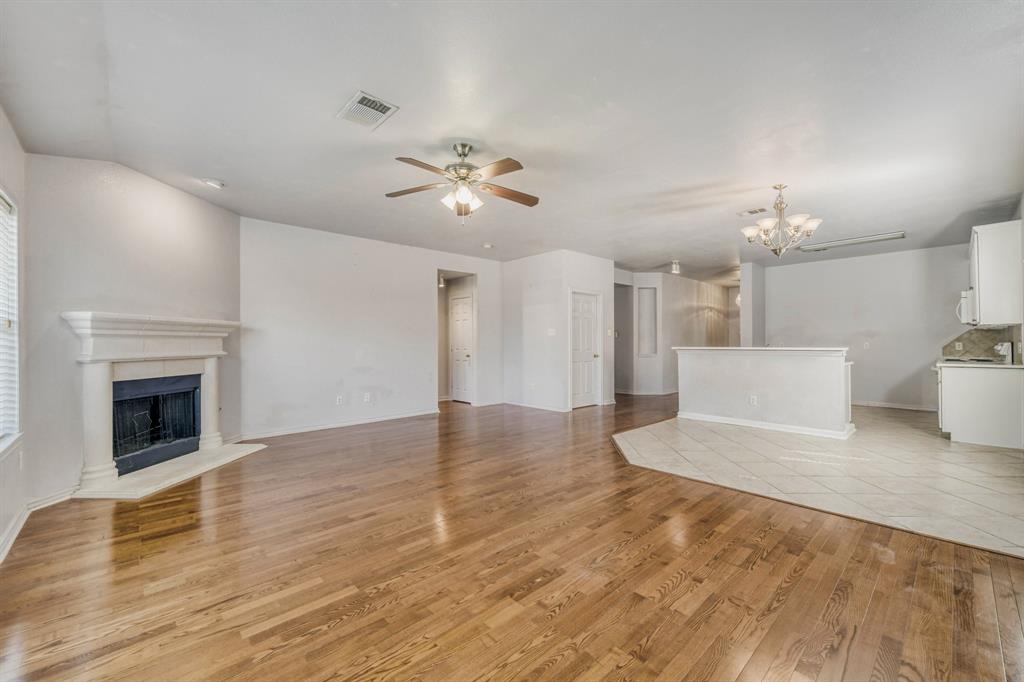 2617 Hereford Road Denton, TX 76210 - Photo 6 of 27 a view of a livingroom with a fireplace