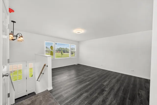 wooden floor in an empty room