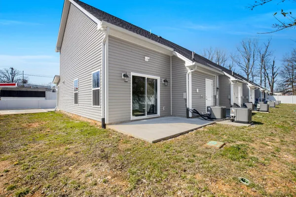 a house view with a outdoor space