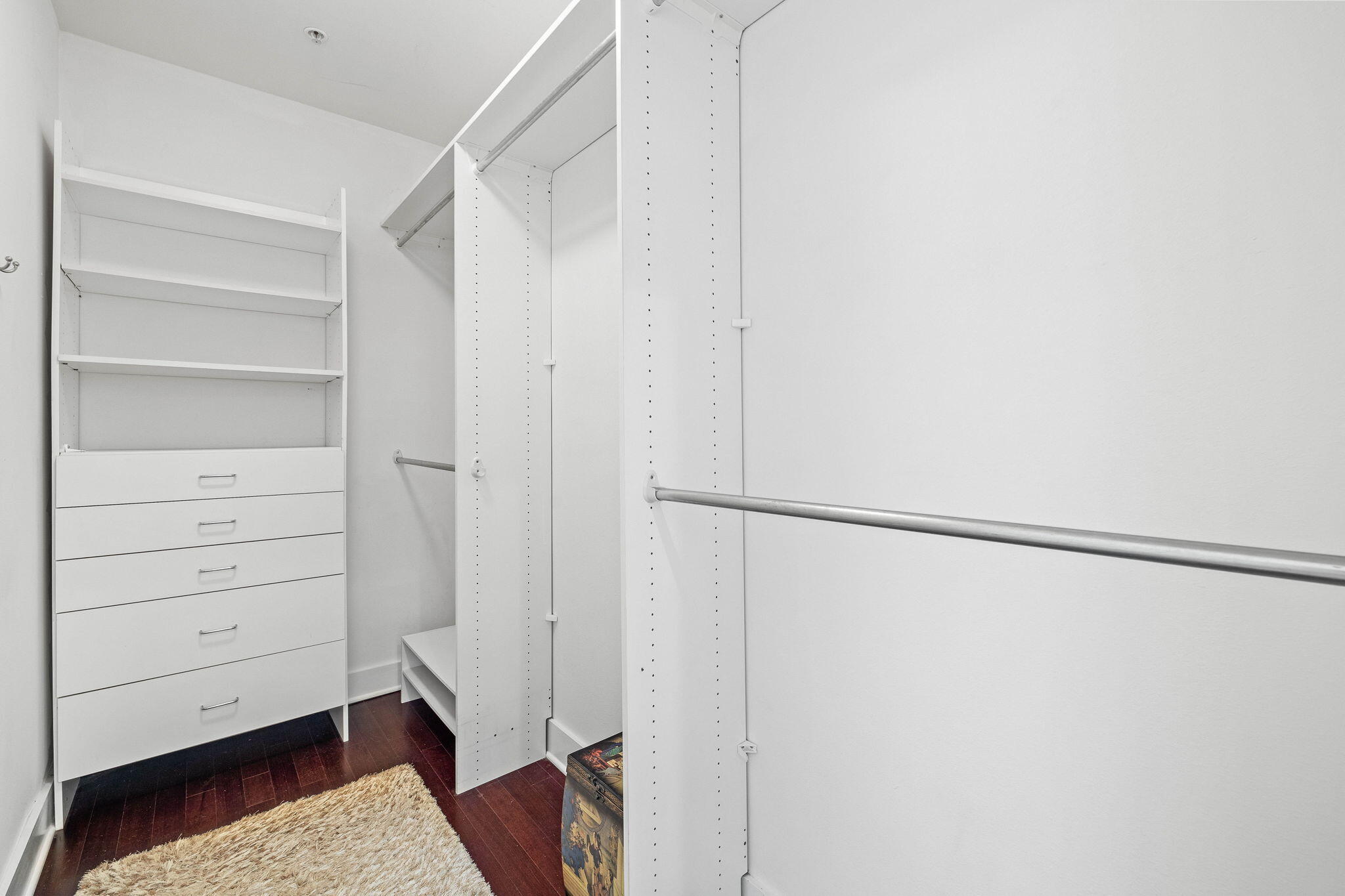 4545 East County Highway 30A, Unit B202 Santa Rosa Beach, FL 32459 - Photo 14 of 42 a view of walk in closet with empty racks