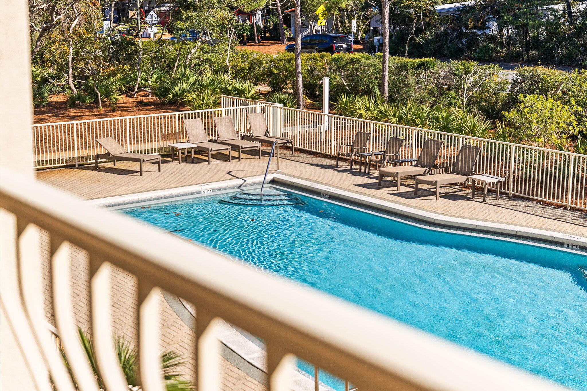 4545 East County Highway 30A, Unit B202 Santa Rosa Beach, FL 32459 - Photo 21 of 42 a view of swimming pool from a balcony