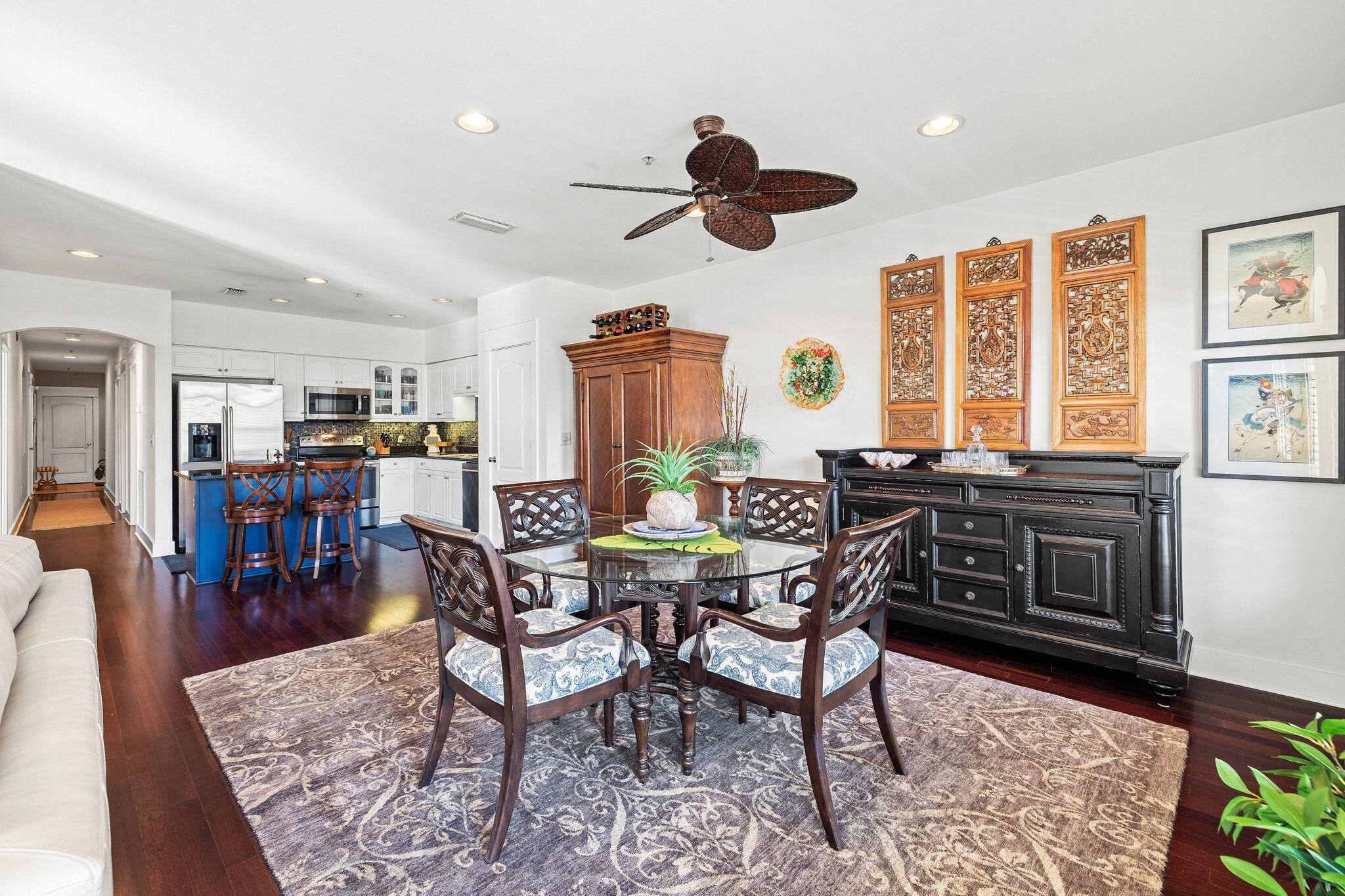 4545 East County Highway 30A, Unit B202 Santa Rosa Beach, FL 32459 - Photo 28 of 42 a view of a dining room with furniture
