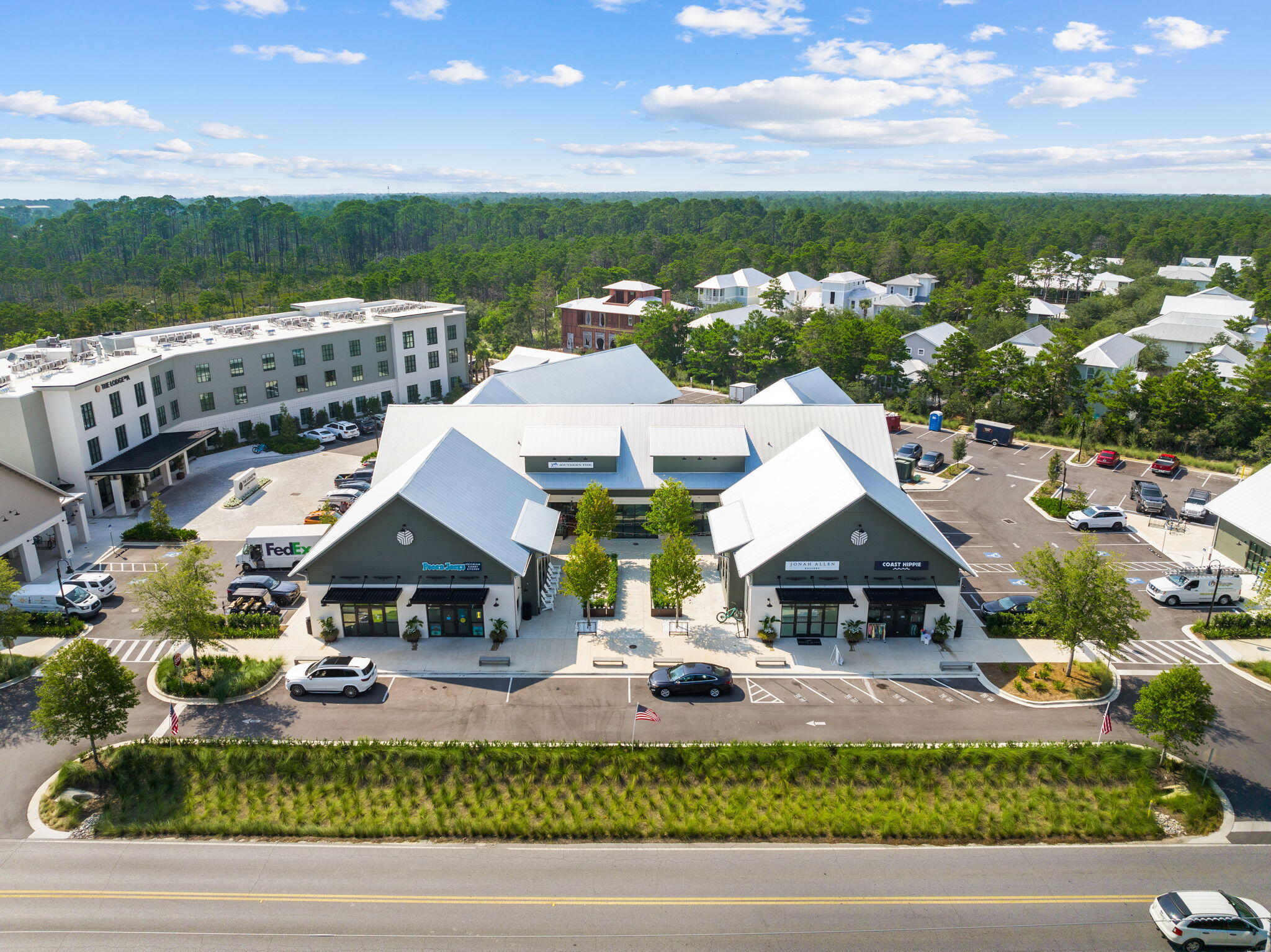 4545 East County Highway 30A, Unit B202 Santa Rosa Beach, FL 32459 - Photo 36 of 42 a aerial view of a house with a yard
