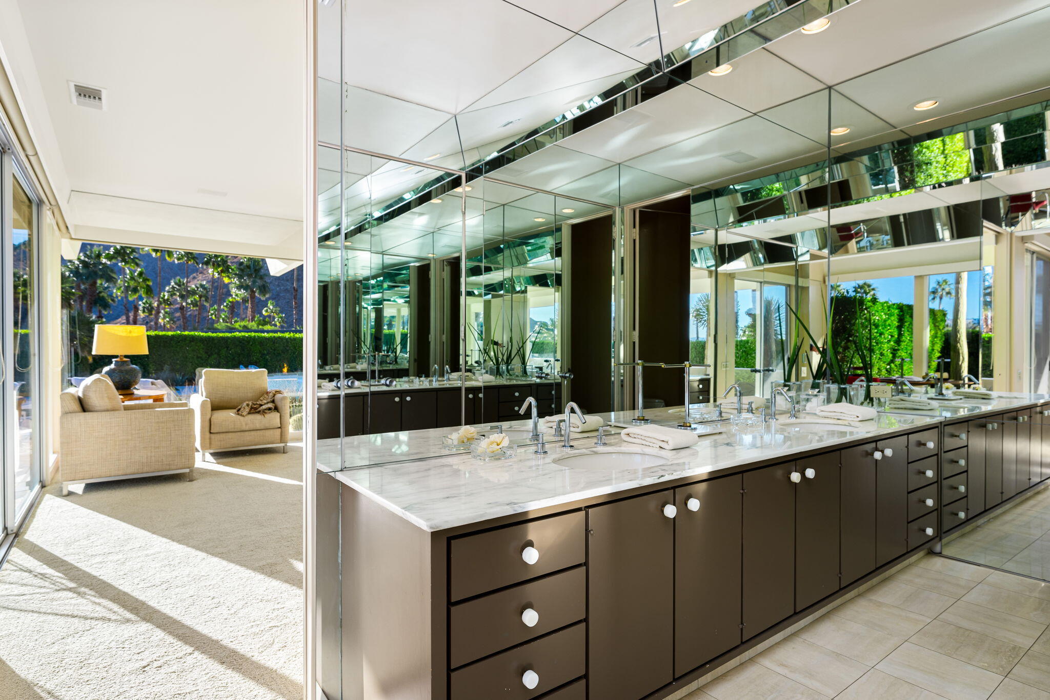 40780 Thunderbird Road Rancho Mirage, CA 92270 - Photo 18 of 29 a view of swimming pool with outdoor seating