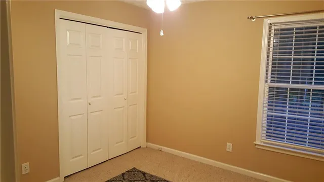 a view of a room with window