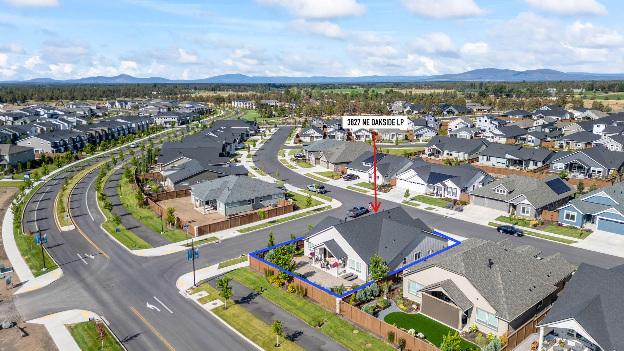3827 Northeast Oakside Loop Bend, OR 97701 - Photo 35 of 50 an aerial view of a city
