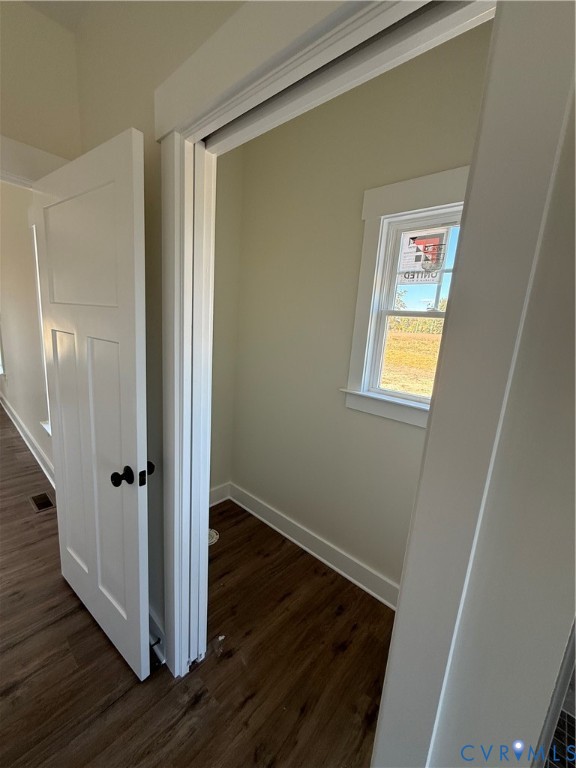 2 A Webb Road Disputanta, VA 23842 - Photo 28 of 29 an empty room with wooden floor and a ceiling fan
