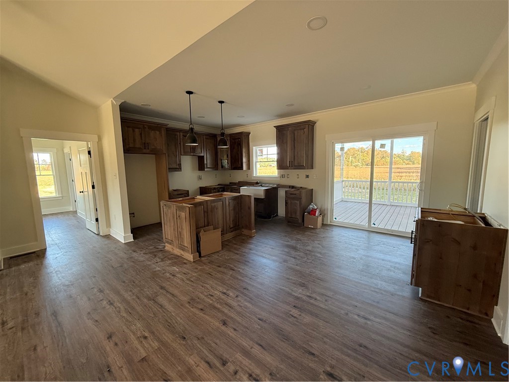 2 A Webb Road Disputanta, VA 23842 - Photo 6 of 29 a open kitchen with stainless steel appliances granite countertop a stove and wooden floor