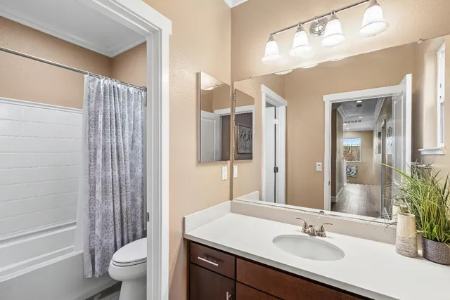 a view of a balcony with chairs