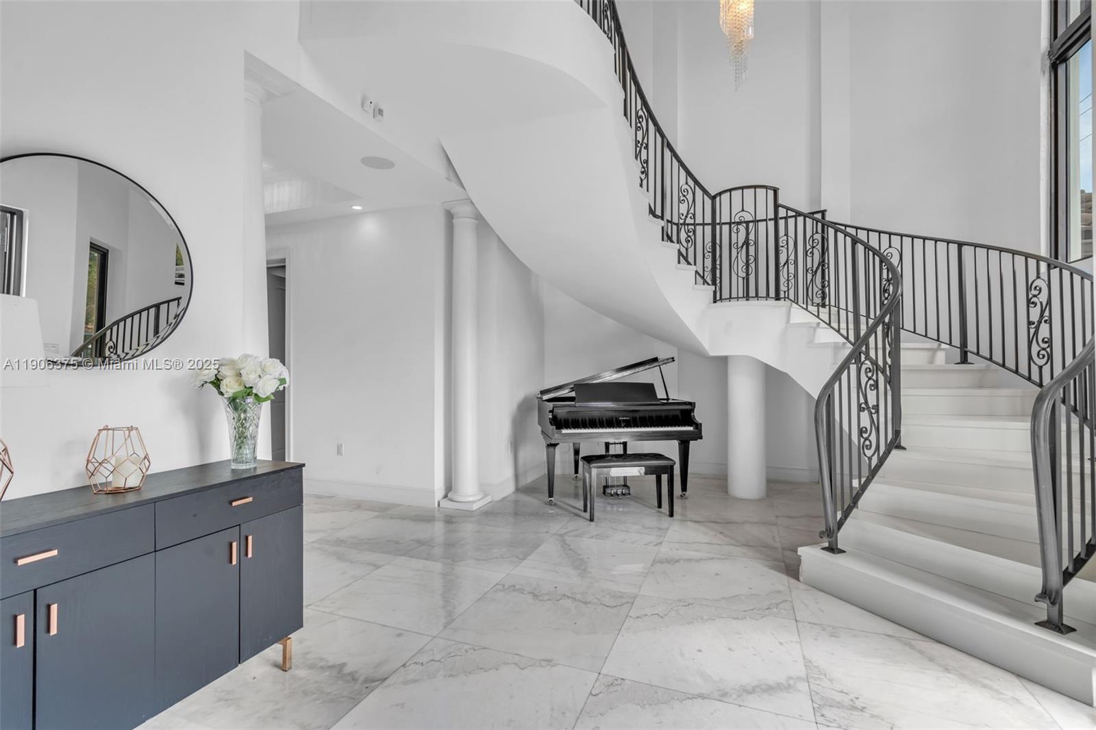 2085 Keystone Boulevard North Miami, FL 33181 - Photo 5 of 77 a view of entryway and hall