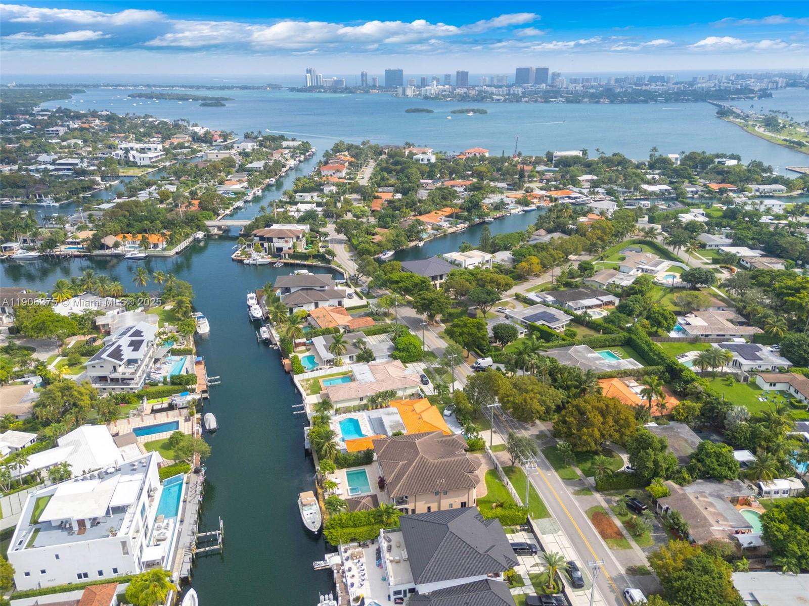 2085 Keystone Boulevard North Miami, FL 33181 - Photo 70 of 77 an aerial view of residential houses with outdoor space