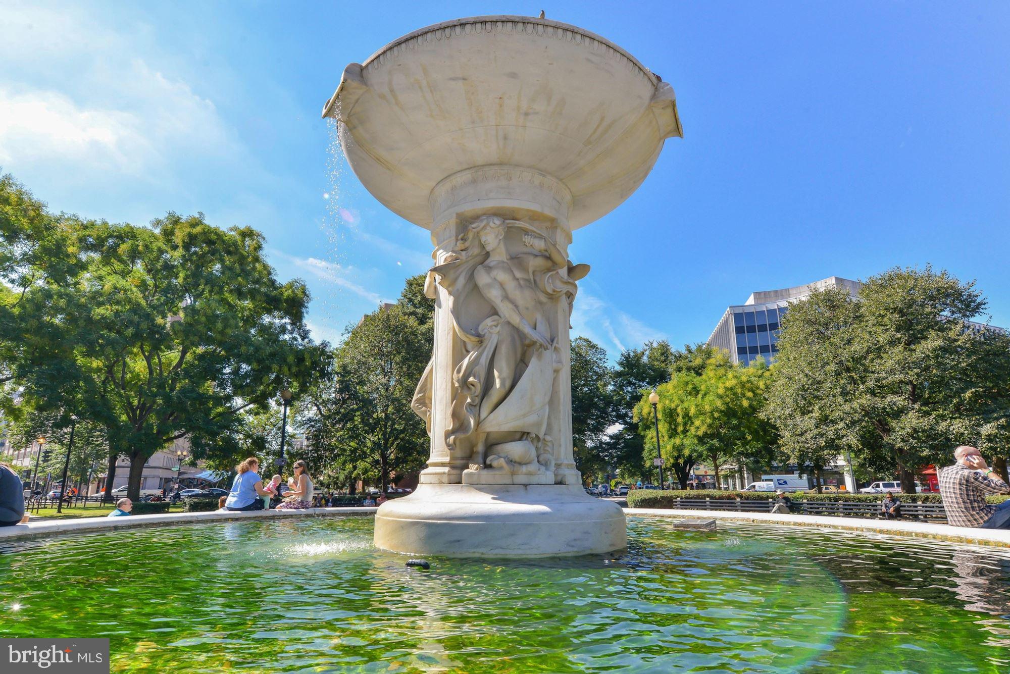 1801 16th Street Northwest, Unit 203 Washington, DC 20009 - Photo 17 of 21 Dupont Circle Fountain - National Historic Place