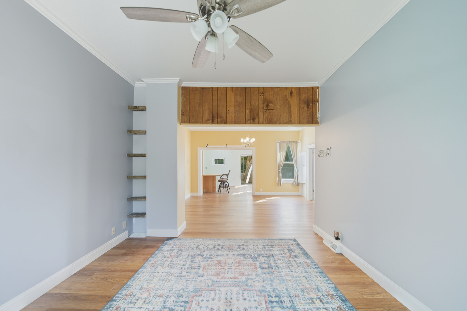 318 East McKenney Street Dixon, IL 61021 - Photo 13 of 36 wooden floor in an empty room with a window