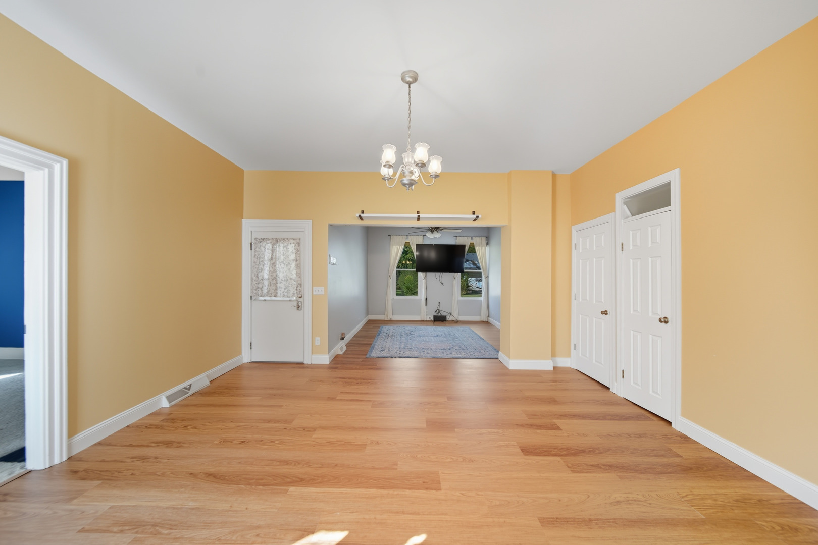 318 East McKenney Street Dixon, IL 61021 - Photo 10 of 36 a view of a livingroom with a chandelier