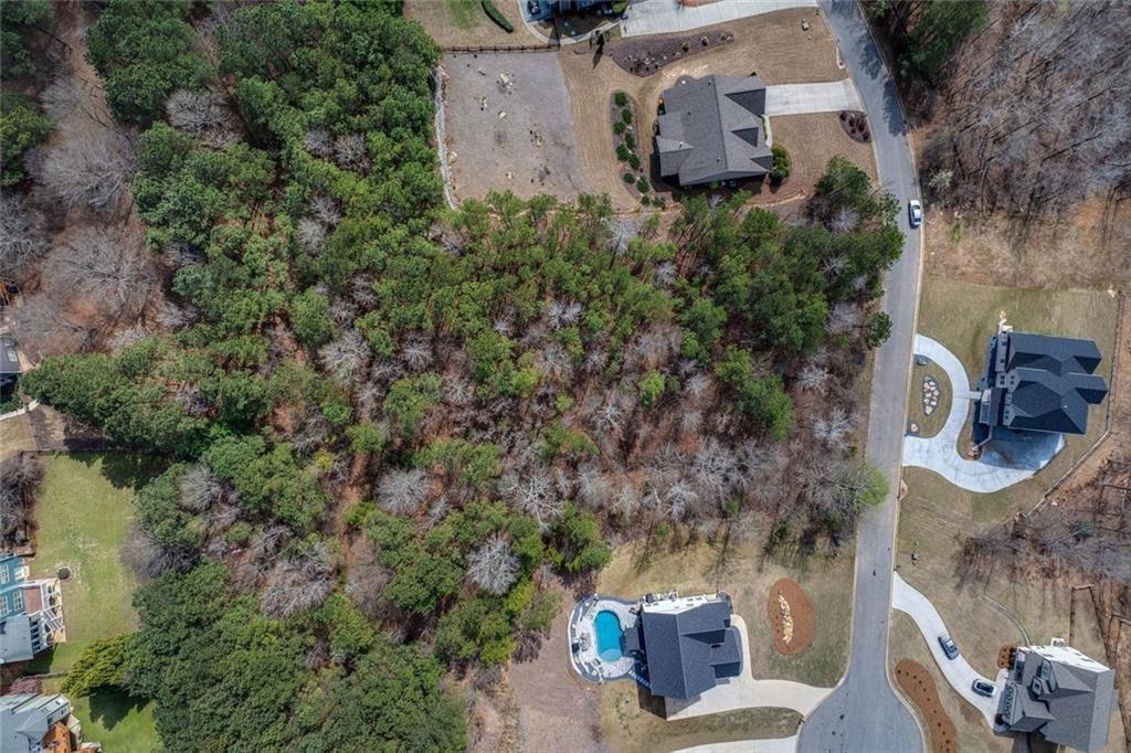 2661 Alexis Way Monroe, GA 30656 - Photo 10 of 12 an aerial view of a house with outdoor space and trees all around