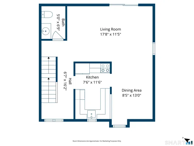 a picture of a bench in front of a window