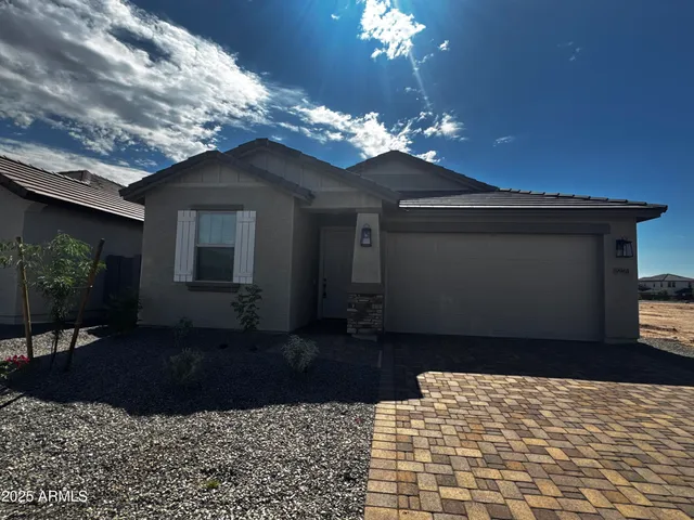 a living room with a chandelier