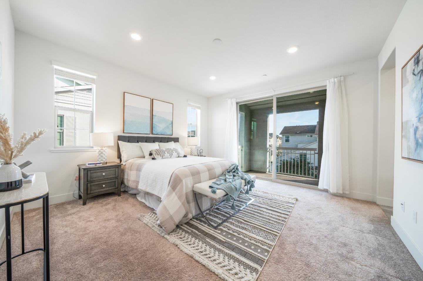 8553 Seawind Way Newark, CA 94560 - Photo 16 of 30 a bedroom with a large bed and a window