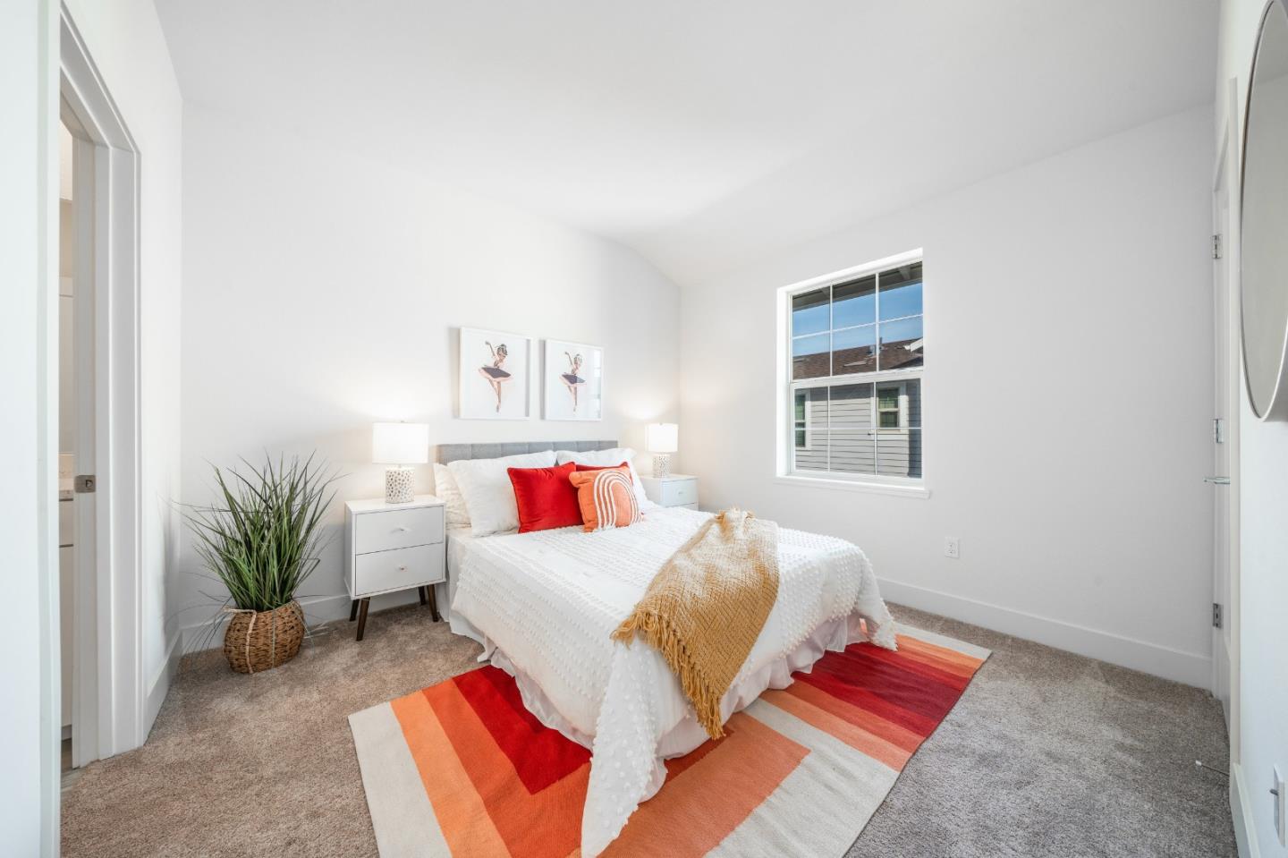 8553 Seawind Way Newark, CA 94560 - Photo 21 of 30 a bedroom with a bed and a couch